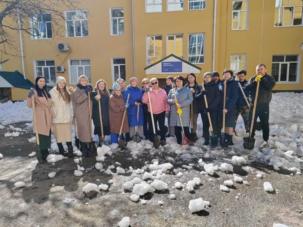 Участие в общегородском субботнике